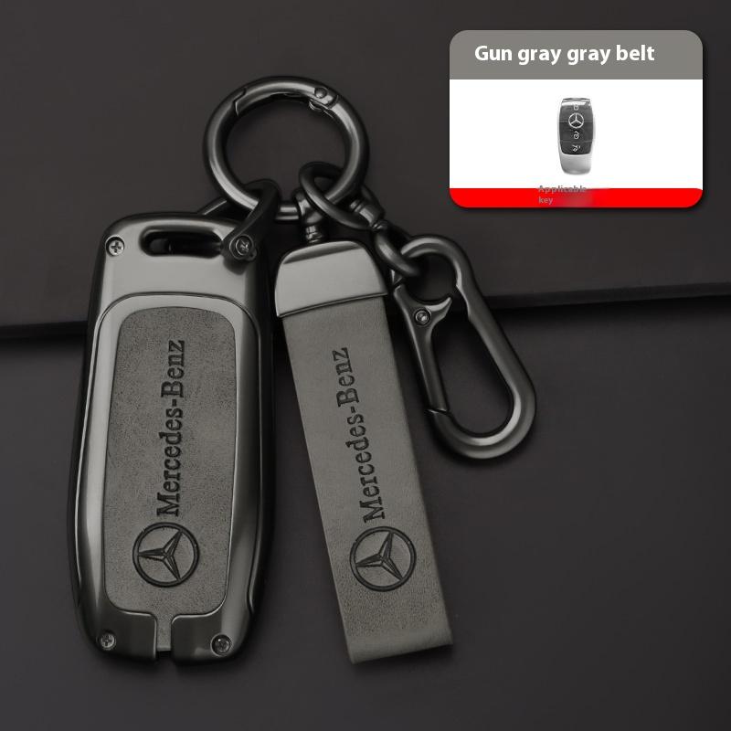

For Mercedes Benz A C E S G Class GLC CLE CLA GLB GLS W177 W205 W213 W222 X167 AMG Car Alloy Key Case Key Bag Shell Key Chain
