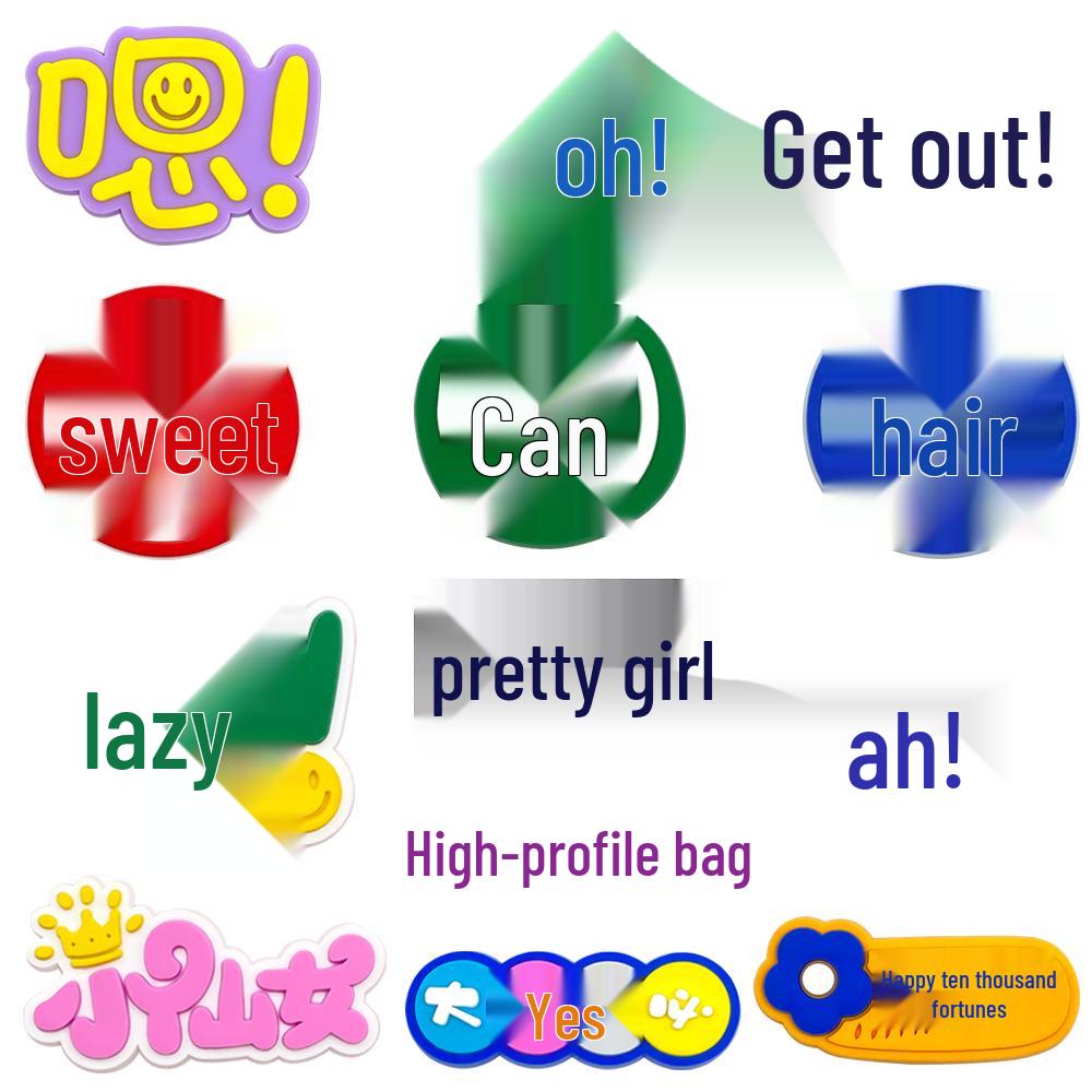 84 Exquisite Anime Shoe Charms: Soft Rubber Buckles for DIY Clogs and Cute Decorations