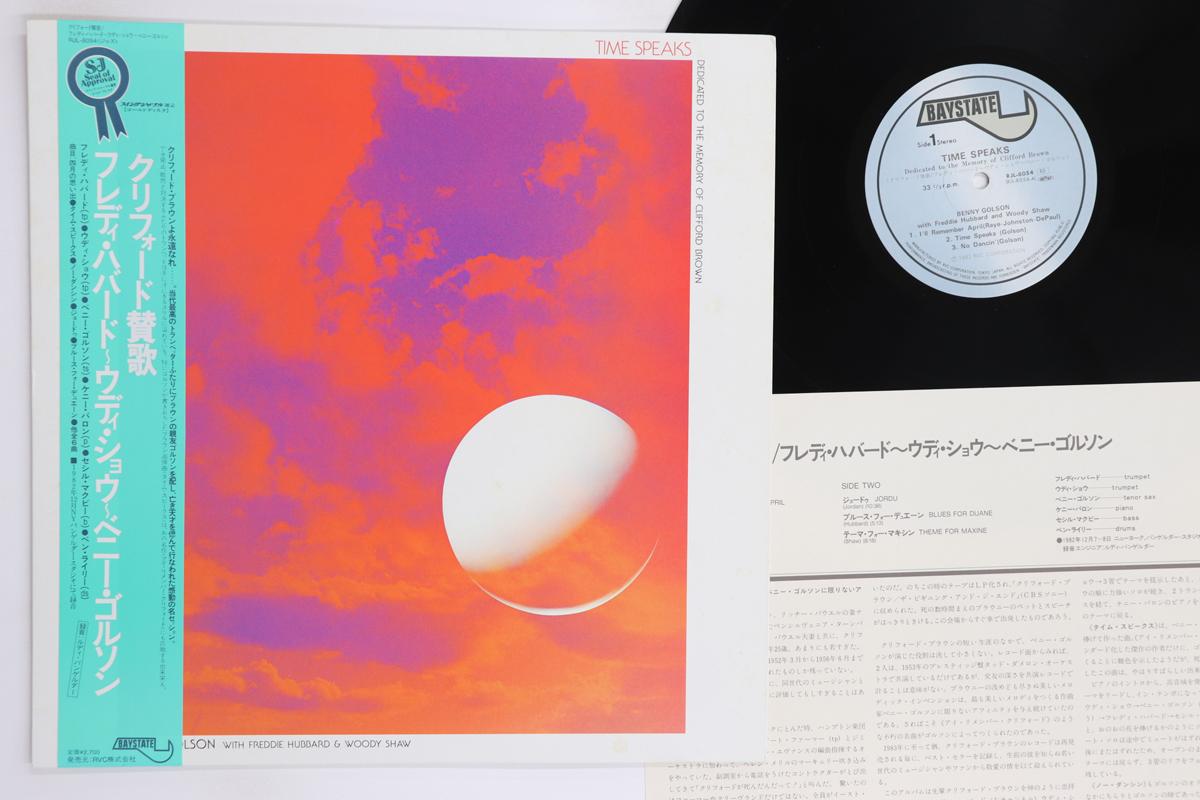 

LP Record BENNY GOLSON Time Speaks RJL8054 BAYSTATE 1983 Japan Obi Jazz Used