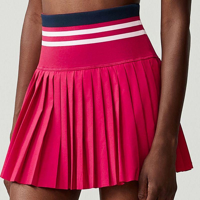 Sports Fitness Yoga Wear Suit Female Exposure-Proof Skirt Pocket Tennis Skirt Quick-Drying Shockproof Beauty Back Exercise Bra