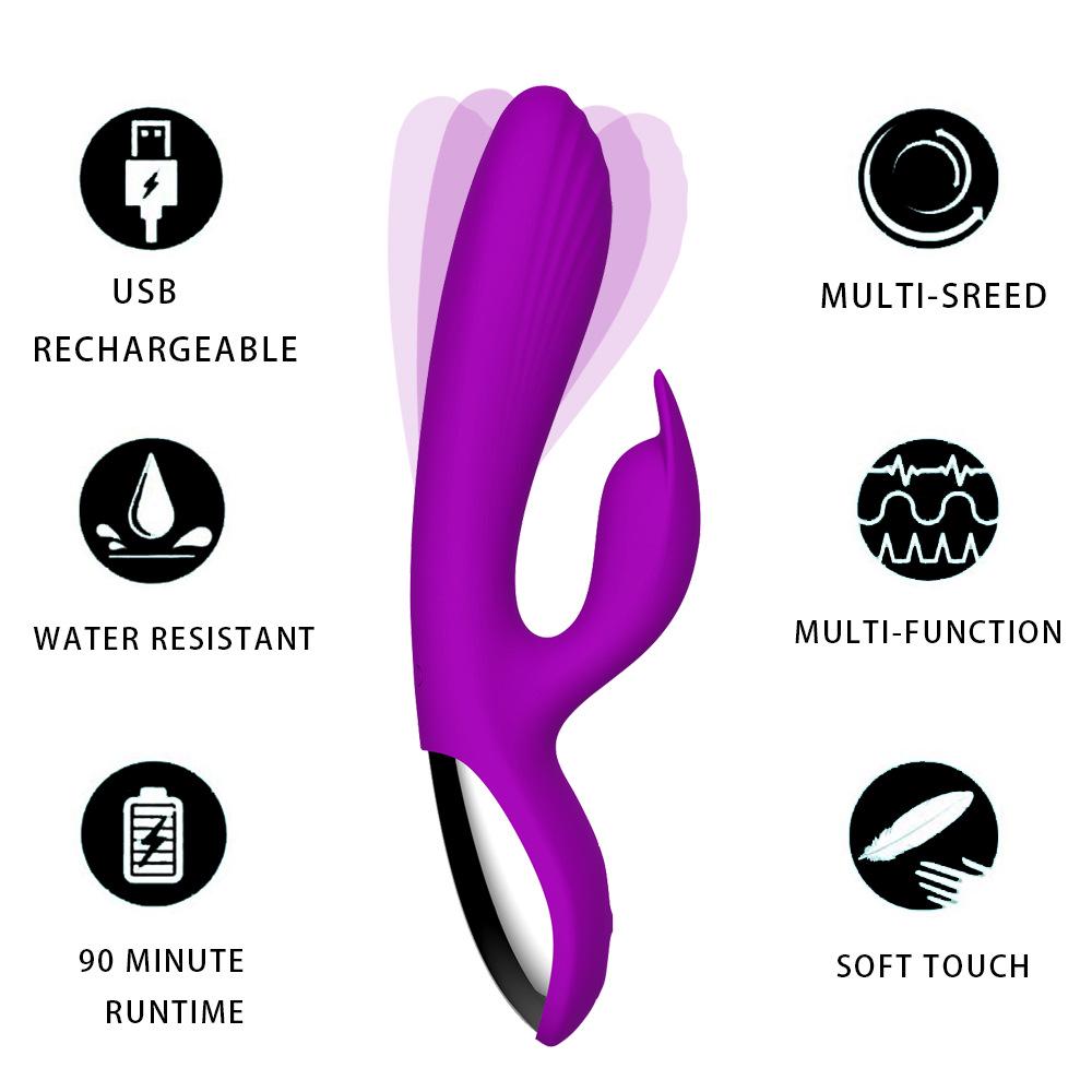 Women's Clitoral Stimulating Pleasure Stick with Heating & 10 Vibration Modes