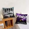 F-FordS Sports Car M-Mus-tttang Cushion Cover Soft Cushion Cases for Farmhouse Sofa Decor Home Decorations and Protector