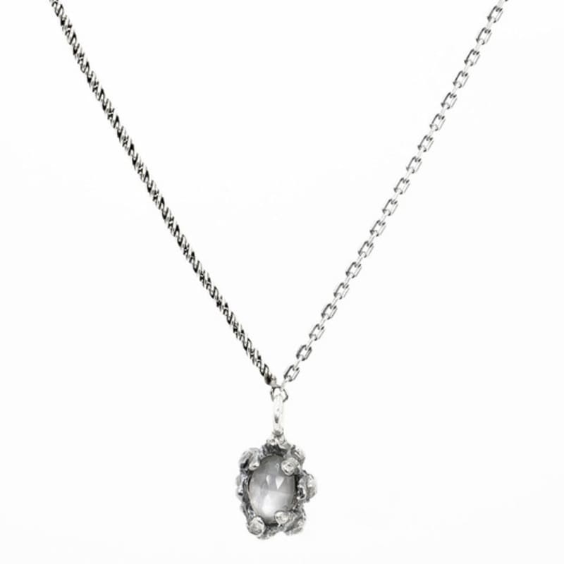HARANG HR 207N_Grey moonstone Necklace