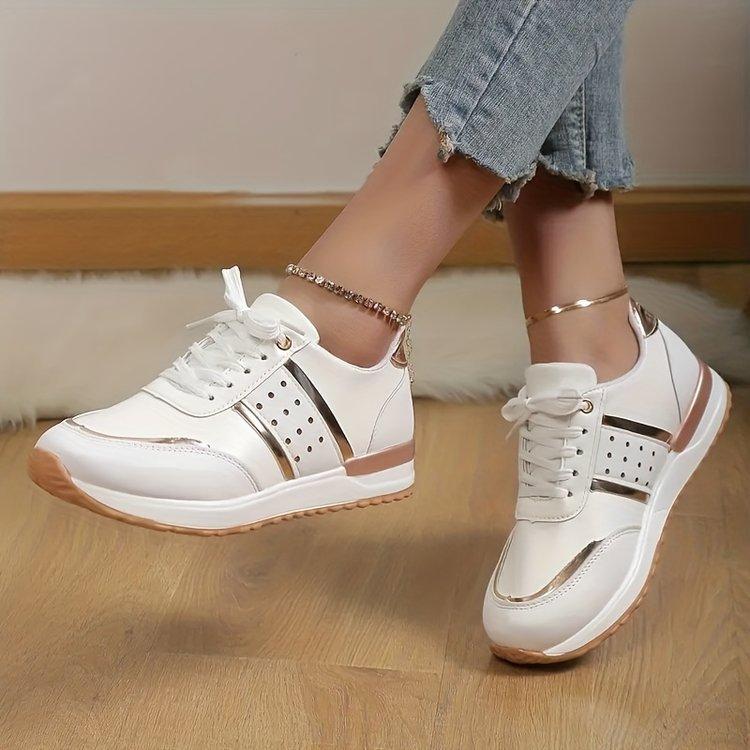 Cross strap casual round head muffin sole single shoes classic color matching single shoes