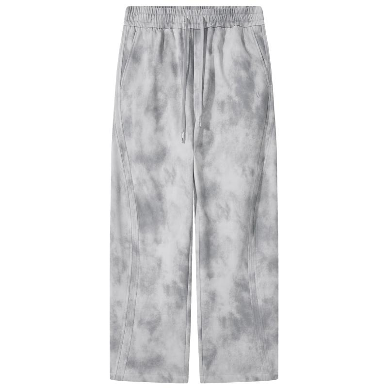 

CABBEEN Men s Textured Tie-Dye Fleece Casual Pants 2XL