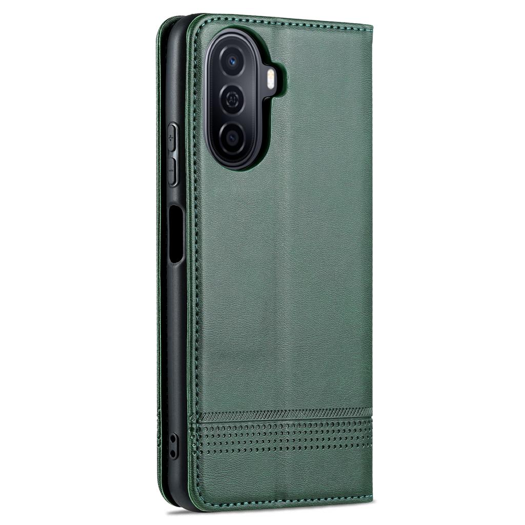 Deluxe magnetisk adsorpsjon skinn etui for Huawei Nova Y70 plus Y 70 flip cover beskyttelsesetui Nova Y70 capa fundas
