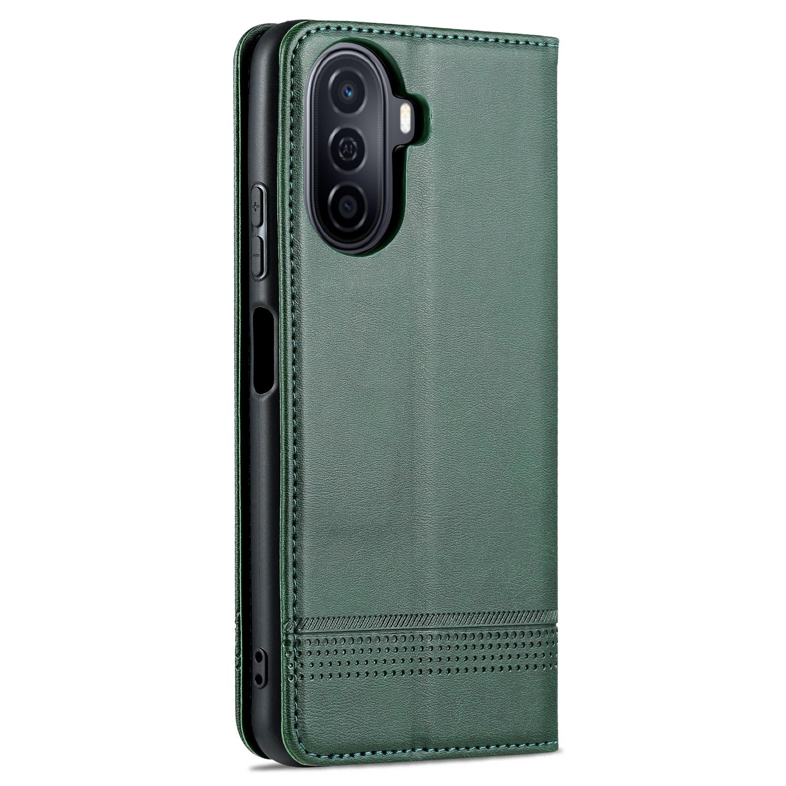 

Роскошный магнитный адсорбционный кожаный чехол для Huawei Nova Y70 plus Y 70 флип-чехол защитный чехол Nova Y70 capa fundas Nova Y70 plus&Only Case