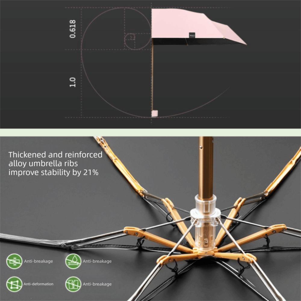 Ultraviolet Protection Pocket Rain Umbrella Folding Sun Shade Umbrella Sun Umbrella  Outdoor