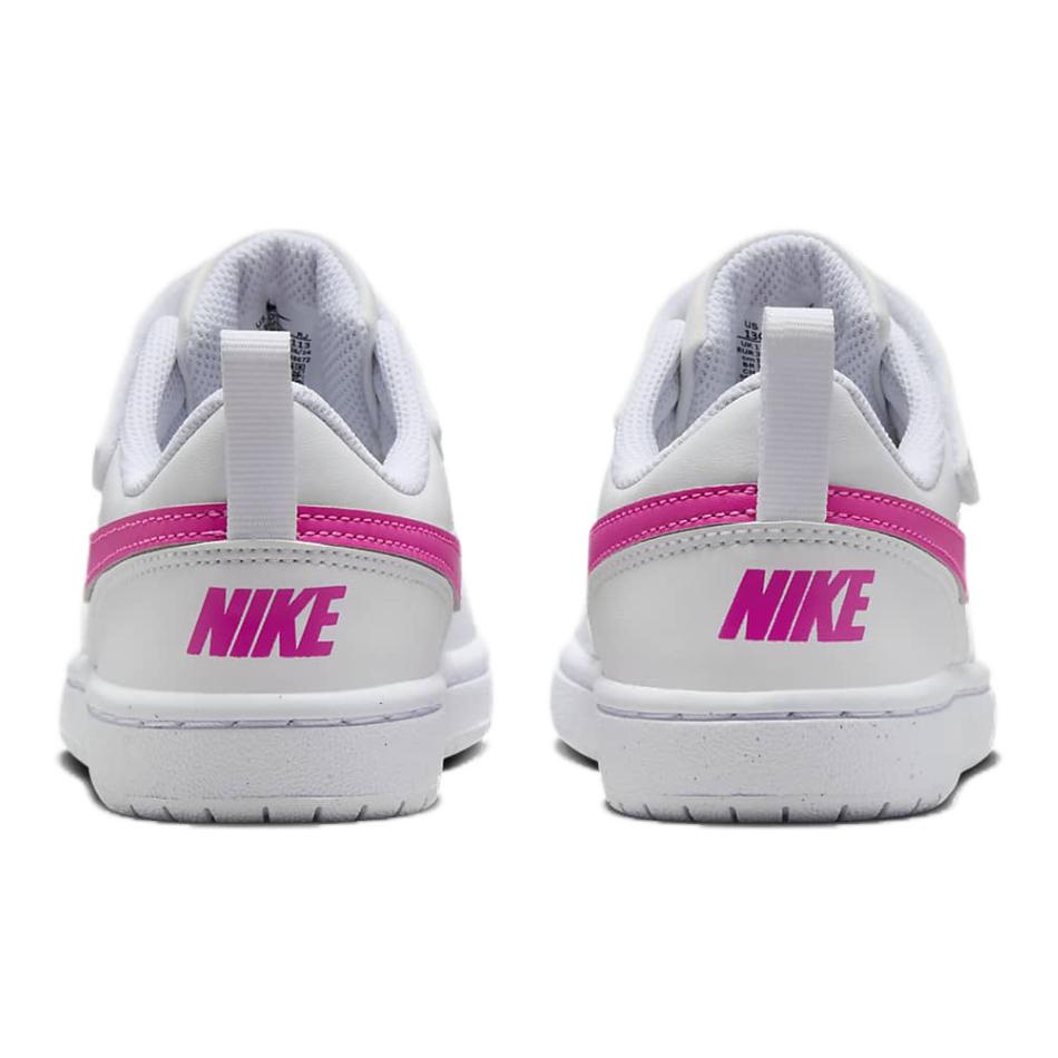 Nike Court Borough Low Recraft PS White Laser Fuchsia Kids Sneakers DV5457-113