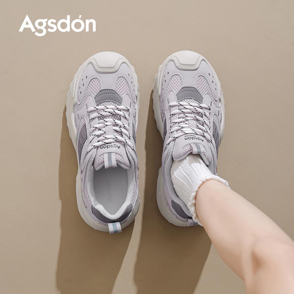 Augustine dad shoes new winter light platform small sports shoes purple casual shoes