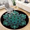 1pc Mandala Pattern Office Round Area Rug, Under Office Chairs Bedroom Living Room Home Decor, Room Deco, Available in Various Sizes