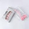32 PEÇAS Unhas Postiças Rosa Brilhante Formato Oval Curto Unha Artificial ABS Durabilidade E Fácil De Aplicar Para Decorações de Festa de Mulheres