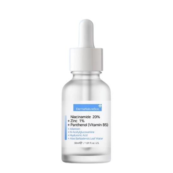 

[DermaNatureSoo] Niacinamide 20% Zinc Panthenol Serum 30ml – High-Strength Brightening (2option) 1PAC