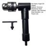 Electric Drill Steering Device 90 Degree Right Angle Attachment, Corner Adapter with 0.8-10mm 3-Jaw Chuck, Compatible Most Bits Automotive Interior