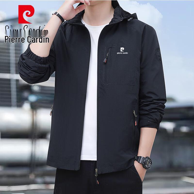 Pierre Cardin Men's Casual Multi-Pocket Thin Jacket