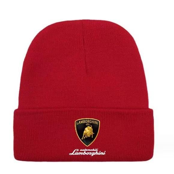 Fashion Enthusiast Men Women Casual Knitted Hat Autumn Winter Windproof Warm Cap for Amborghini Lamborghini Aventador LP700