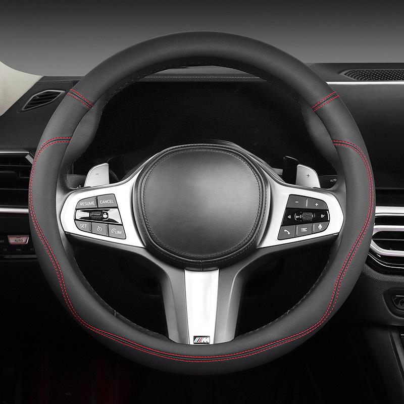 

Luxury All-Season Car Steering Wheel Cover 38 cm
