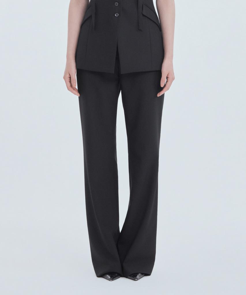 Mausolleum Emma Straight Fit Slacks - Black