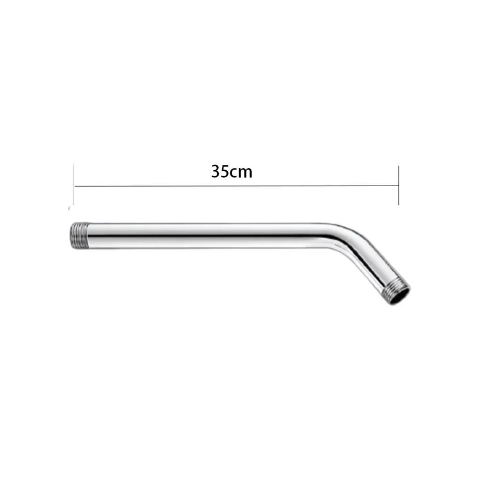 Stainless Steel Shower Pipe Wall Mounted Shower Arm Pipe Shower Head Extension Pipe