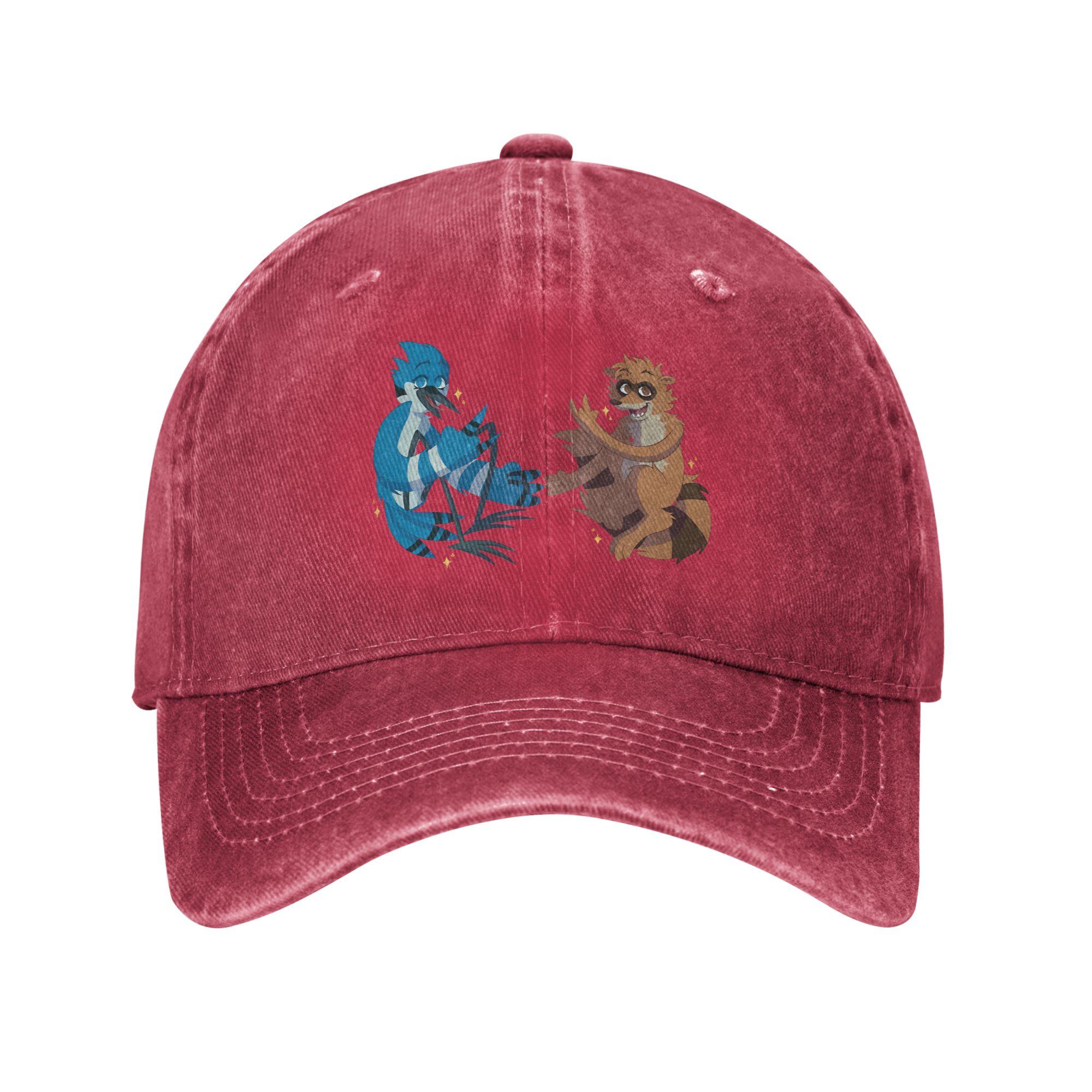 

Mordecai and the Rigbys Casual Baseball Cap Summer Trucker Hat Breathable Tennis Skate Hip Hop Hats Women Men Trendy Caps One Size