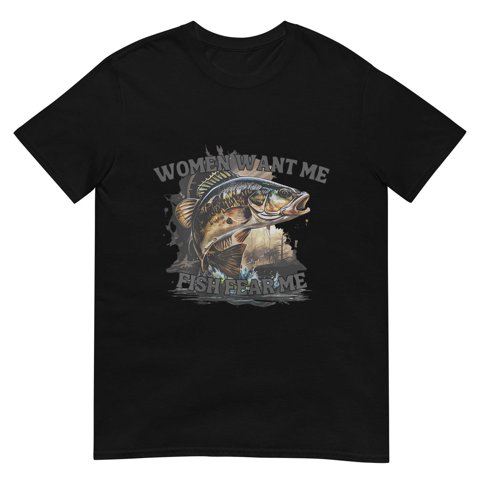 Women Want Me Fish Fear Me Vintage Shirt M