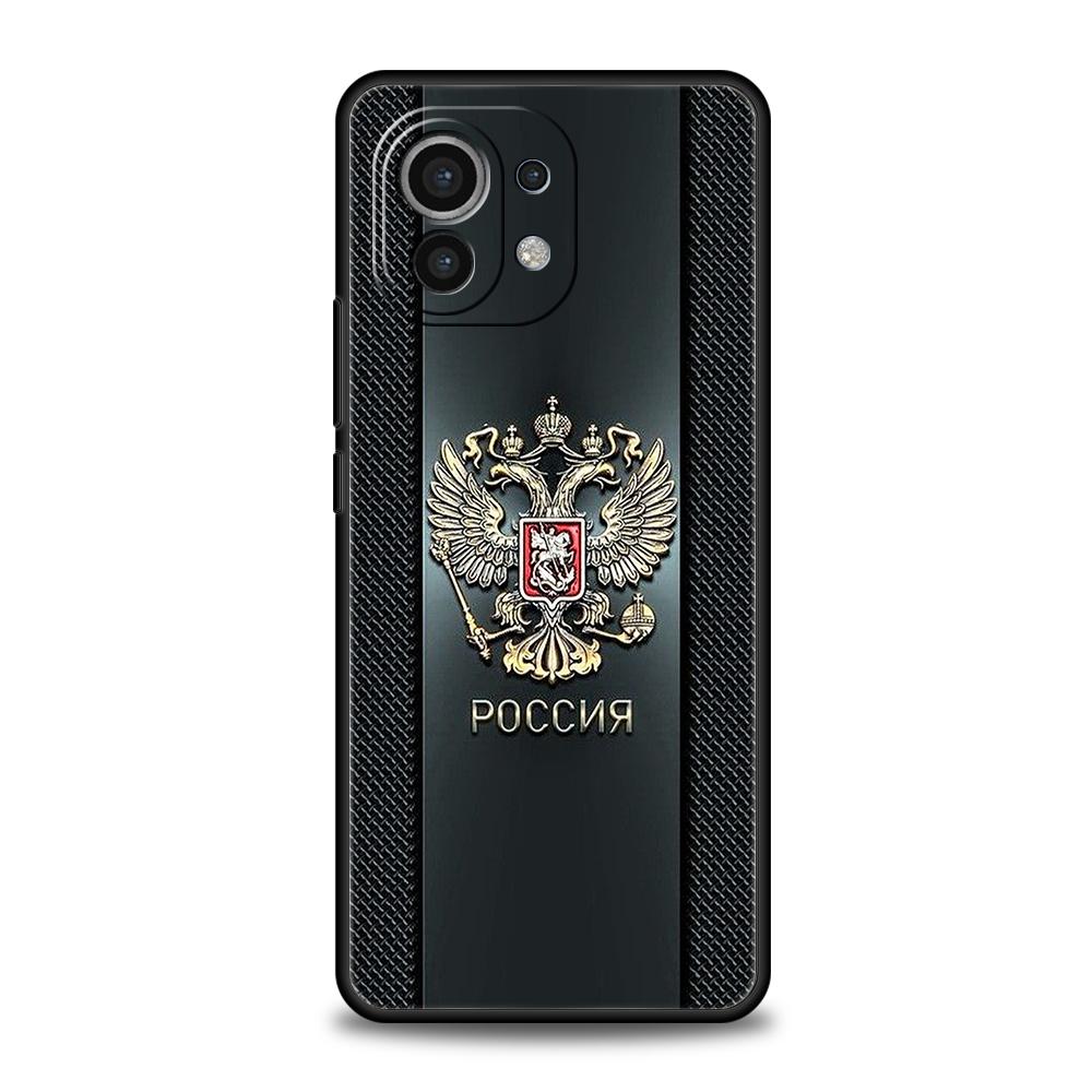 Russia Russian Flags Phone Case for Xiaomi Mi 14 13 12 11 Ultra 13T 12T Poco C51 F3 F4 F5 X3 X4 NFC M3 Pro Lite 5G Silicon Cover
