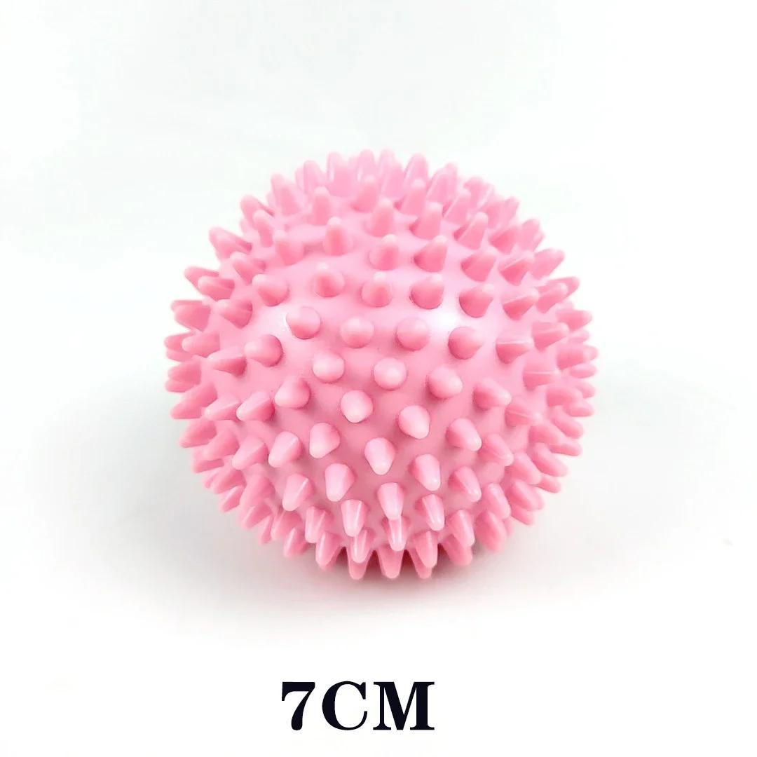 

Durable PVC Spiky Massage Ball Trigger Point Sport Fitness Hand Foot Pain Relief Plantar Fasciitis Reliever Hedgehog 7cm Balls