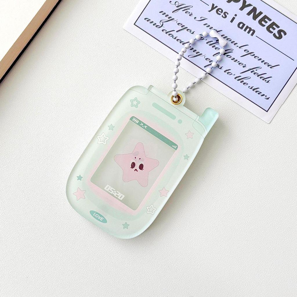 Monvkaka Acrylic Magnetic ID Card Holder with 1-Inch Photo Slot