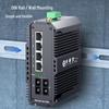 Industrial Gigabit Fiber Optic Transceiver with 2 Optical and 4 Electrical Ports