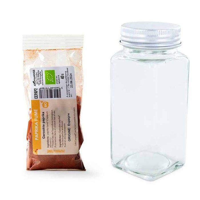 Flacon à épices poudreur + paprika fumé 40 g