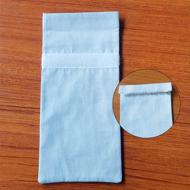 23.5x11cm EMF Mobile Signal Shielding Bag RFID Anti-Theft and Radiation Phone Pouch Pocket Radiation Resistant Anti Radiation светло-серый