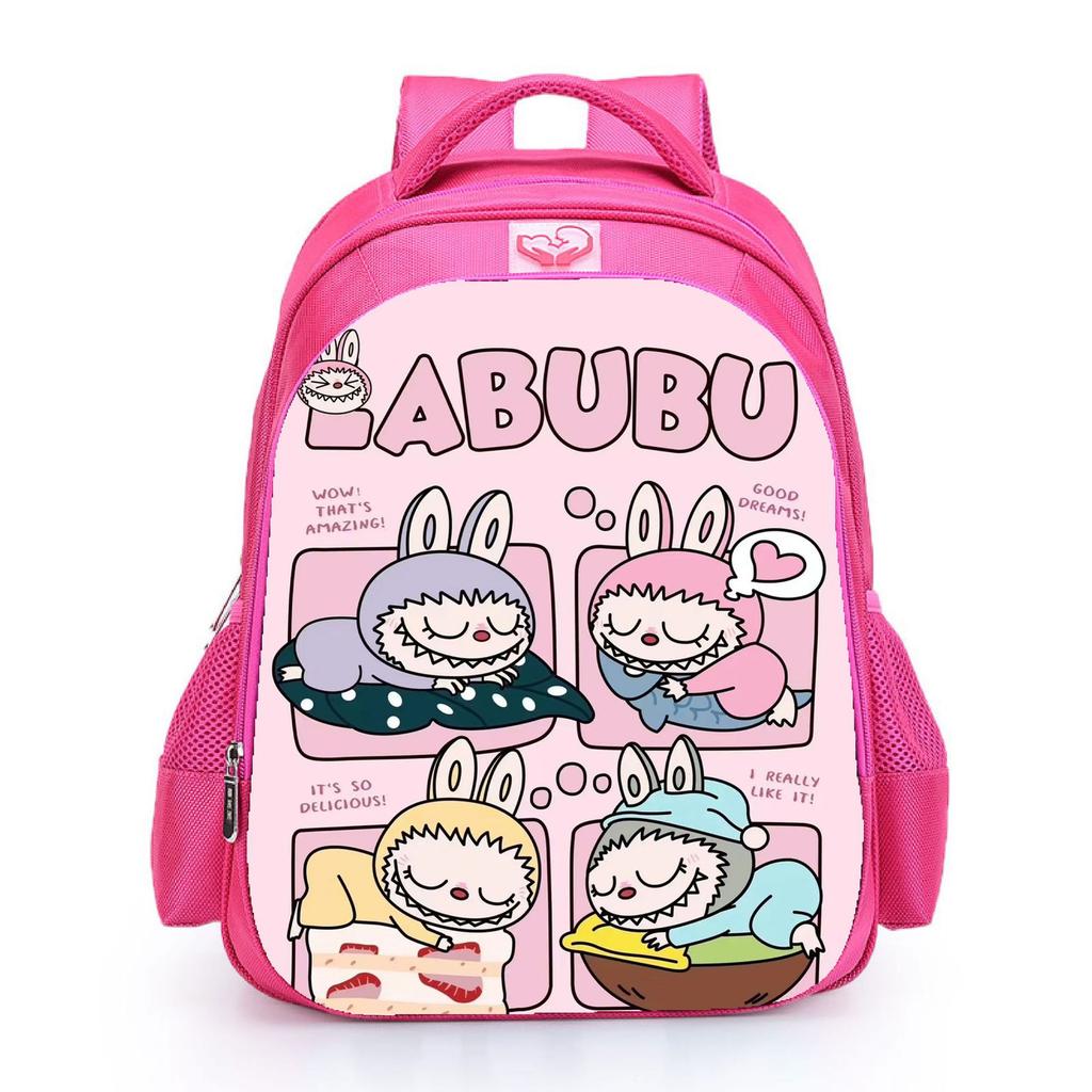 Labubu School Bag  Student Polyester Comfortable Backpack Large Capacity Backpack Female  5400 CLE