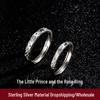 The Little Prince & Rose Pure Silver 999 Couple Rings - High-End Gift for Birthday or Qixi