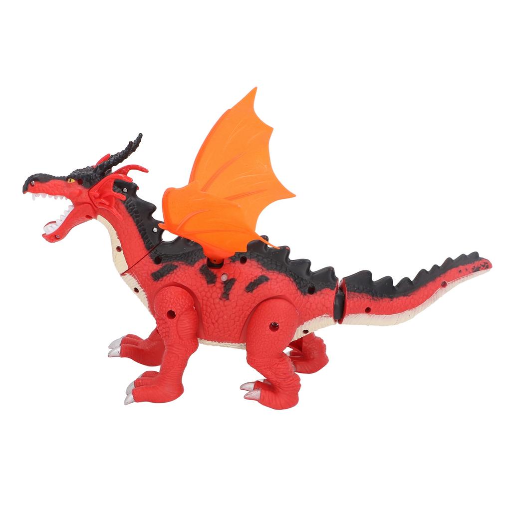 Electric Walking Dinosaur Toy Kid Home Funny Sound Light Dragon Toy with Simulated Flame Spray