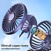 Usb Rechargeable Portable Handheld Fan – Cute Plastic Design, Dual Use (Handheld/Stand), Summer Cooling Fan For Kids & Adults