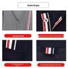 2025 Autumn Men's Korean Striped Wool Cardigan Sweater
