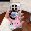 Jelly Casing For Realme GT5 Pro (240W) Funda Capa Clear Silicone Soft TPU Back Cover Cute Cat Rabbit Heart Protective Case Coque