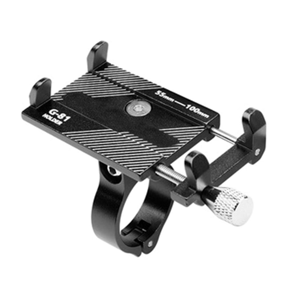 Cykelstyre Telefonhållare Klämma Aluminiumlegering Halkfri för Mountainbike Scooter Crosscyklar Styre Telefonklämmor