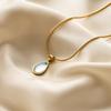 Hot-selling Classic Ins Niche Versatile Non-fading 18k Gold Titanium Steel Love Bow Collarbone Chain Necklace
