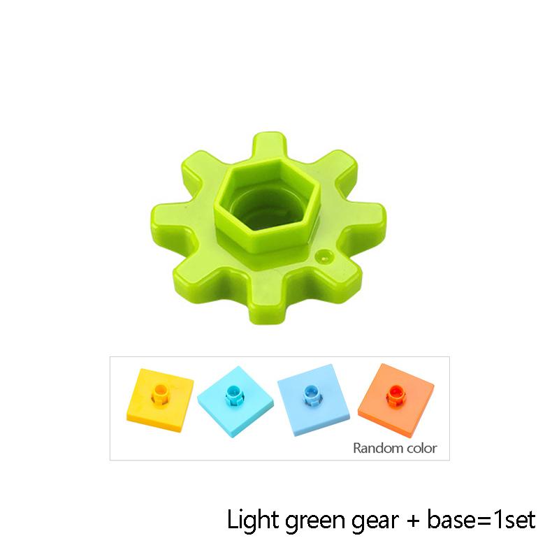 Big Building Blocks Playground Parts Slide Ladder Gear Swing Compatible Bricks Baby Assemble Interactive Toys Gift