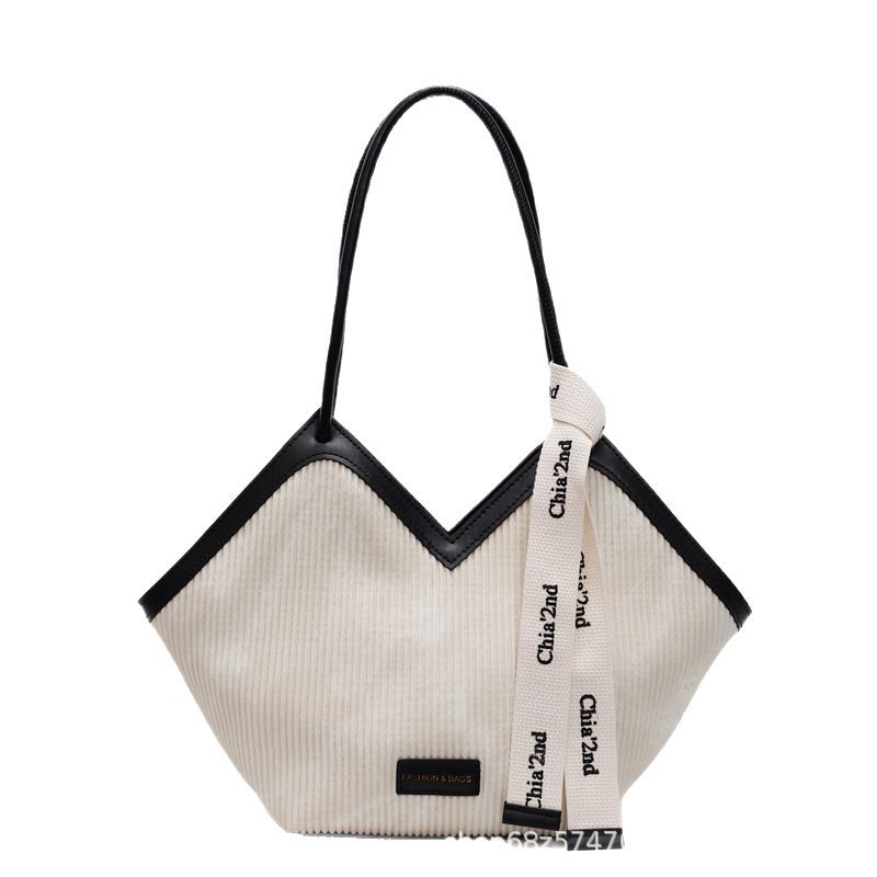 Canvas Bag 2025 New Fashion Popular Shoulder Handbag Casual Versatile Tote Bag Large Capacity Commuter Bag