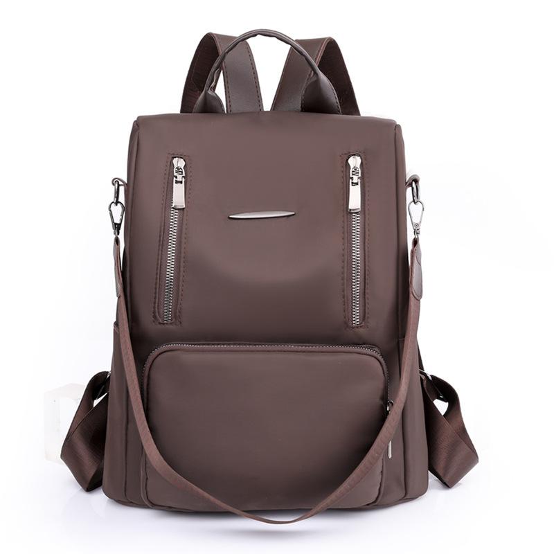 New Korean Version Large Capacity Oxford Cloth Simple Lightweight Backpack Casual and Fashionable Simple Backpack