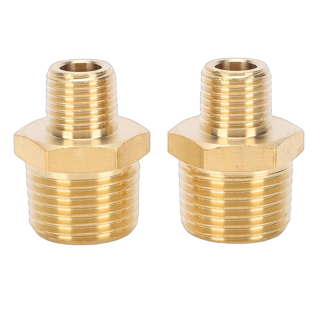 1Celsius2 To 1Celsius4in   Male Reducing Nipple Fitting Adapter Brass Pipe Fitting Reducer Adapter for Fuel