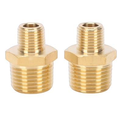 1Celsius2 To 1Celsius4in   Male Reducing Nipple Fitting Adapter Brass Pipe Fitting Reducer Adapter for Fuel