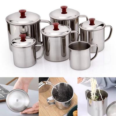 Edelstahl mit Deckel Camping Kaffeebecher Tee Trinkbecher Reisebecher Tumbler Pintbecher