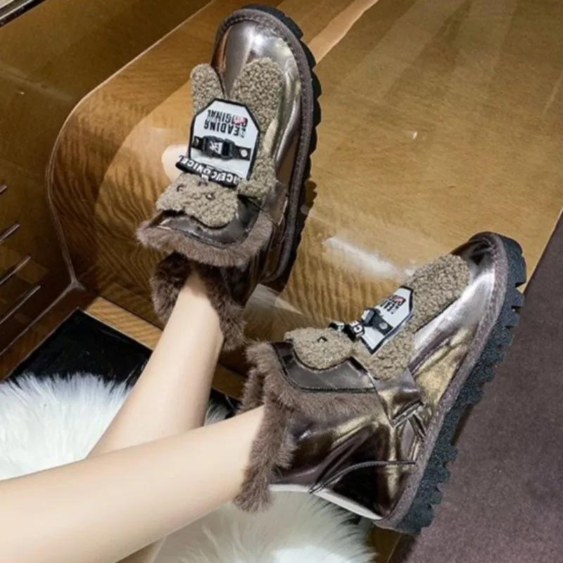 Fashion Woman Shoes Platform Booties New In Ankle Snow Boots for Women Chunky Sale Comfortable and Elegant On Offer Anti Skid Gyaru Rock