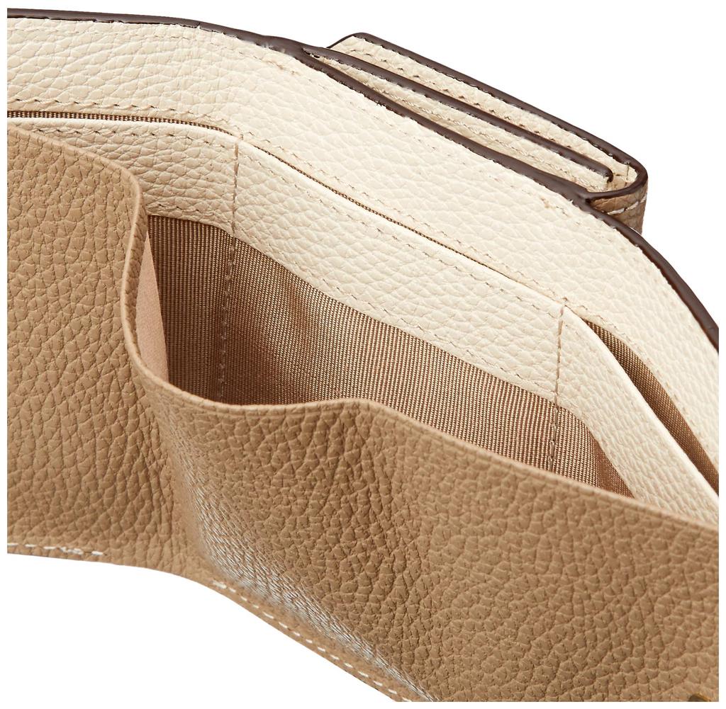 TOPKAPI Lean Two-Tone Leather Tri-Fold Wallet