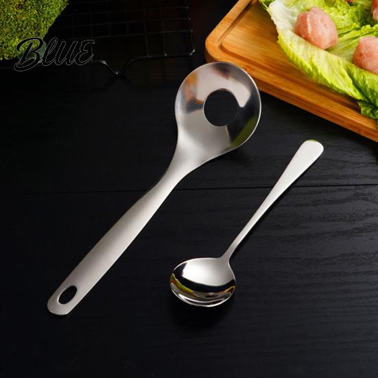 Küchenhelfer für Geschenke Edelstahl-Fleischbällchenformer Löffel Ergonomisch Langer Griff Manuelle Utensilien Antihaft Spülmaschinenfest Fleischbällchenformer Oval Auslaufend