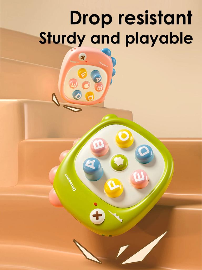 Mini 1Pcs Whack A Mole Game Hand Eye Coordination Educational Toy For Kids Random Color Finger Pinch Stress Easing