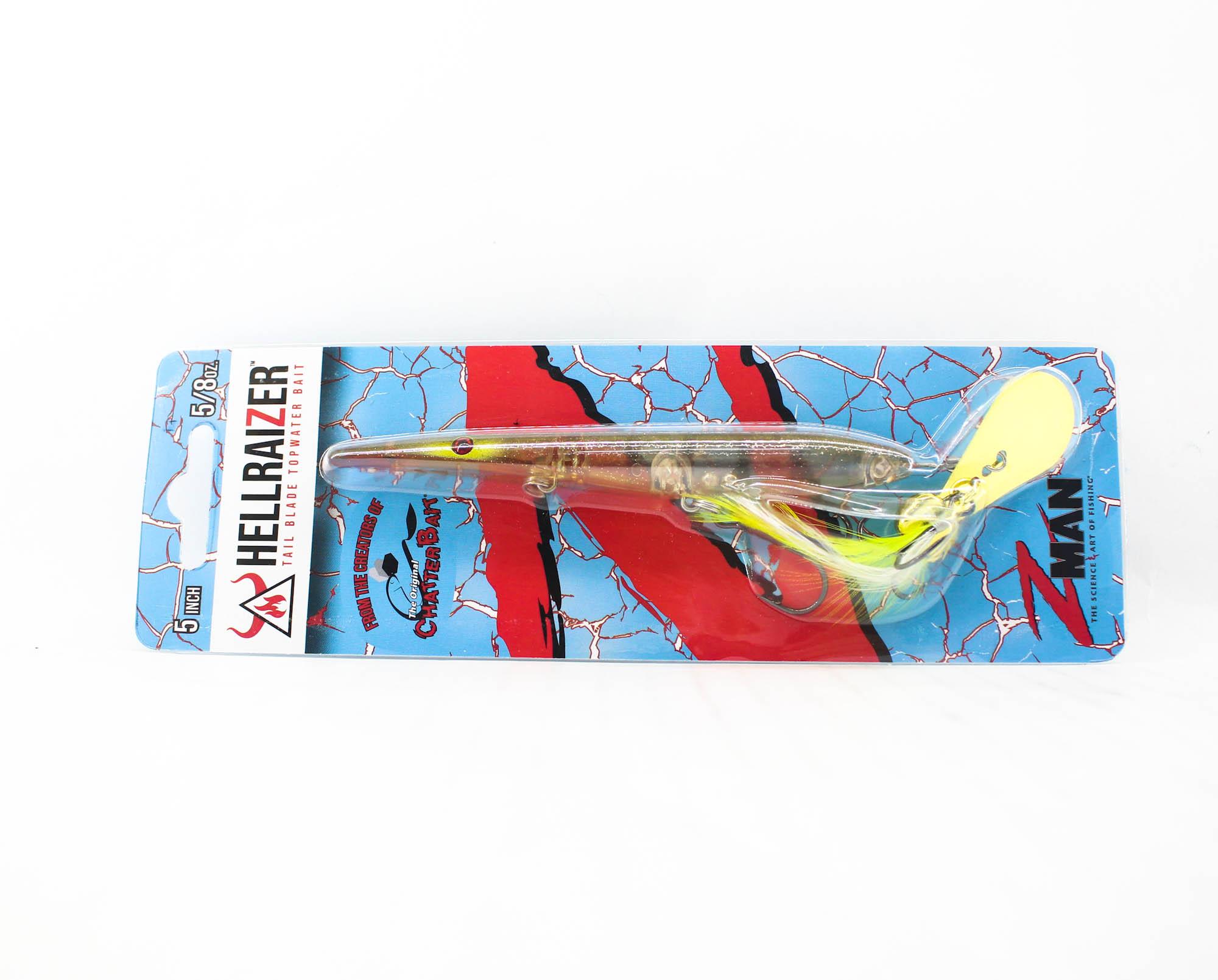 

Zman Hell Raizer Tail Blade Topwater Тонущая приманка Ghost Gill (3512)